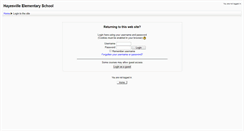 Desktop Screenshot of moodle.hayesvillees.org