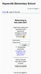 Mobile Screenshot of moodle.hayesvillees.org